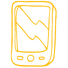 drawing of a phone